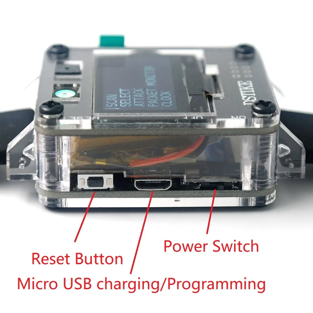 DSTIKE-Montre intelligente Deauther Watch SE, carte de développement  programmable ESP8266, Ardu37, NodeMCU