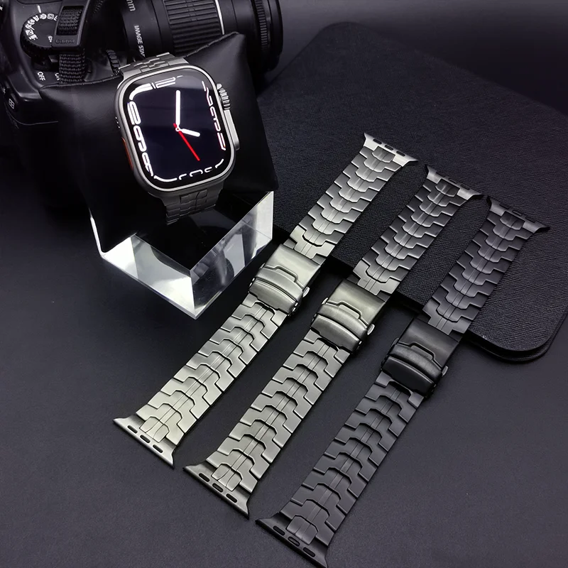 Luxury Titanium Alloy Tough Apple Watch Band
