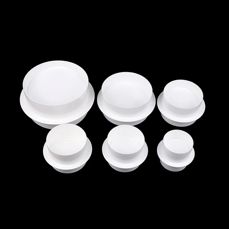 Ventilation Pipe Valve Air Vent Damper PVC Pipe Exhaust Check Valve Draft Blocker Duct Connector Damper Ventilation Check Valve For Bathroom Ventilation Fan