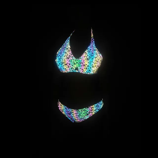 Holographic Refective Bikinis Sets 5