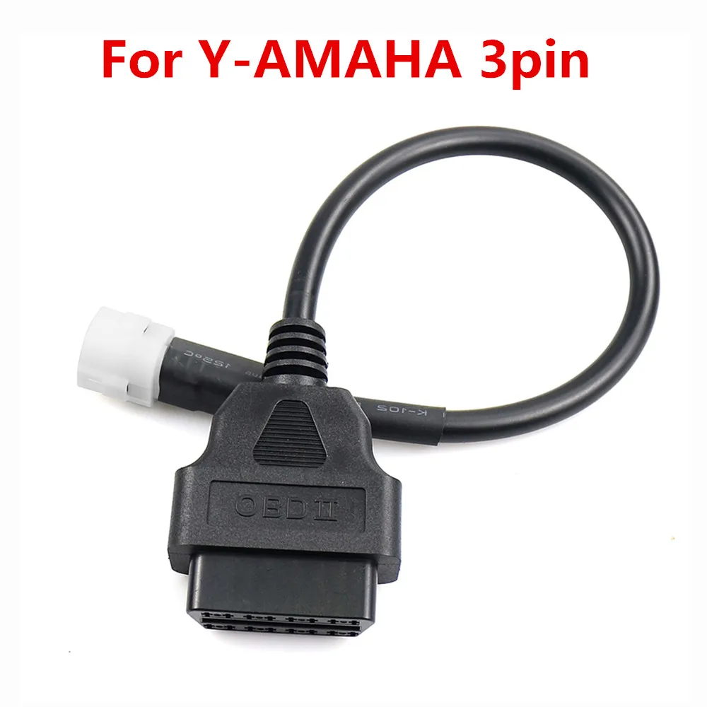 Obd2 Csatlakozó Motorkerékpár Motobike -Hez A Yamaha 3Pin/4Pin Obd Obd2 Kiterjesztés Diagnosztikai Kábel Nagykereskedelmi Árához