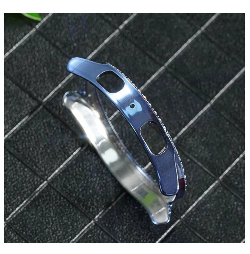 Фото Алмазный чехол для Samsung Galaxy Watch 5/5 pro/4 44 мм 40 мм, чехол-бампер из поликарбоната, всесторонняя защита для Galaxy Watch 4 classic 42 мм 46 мм №3