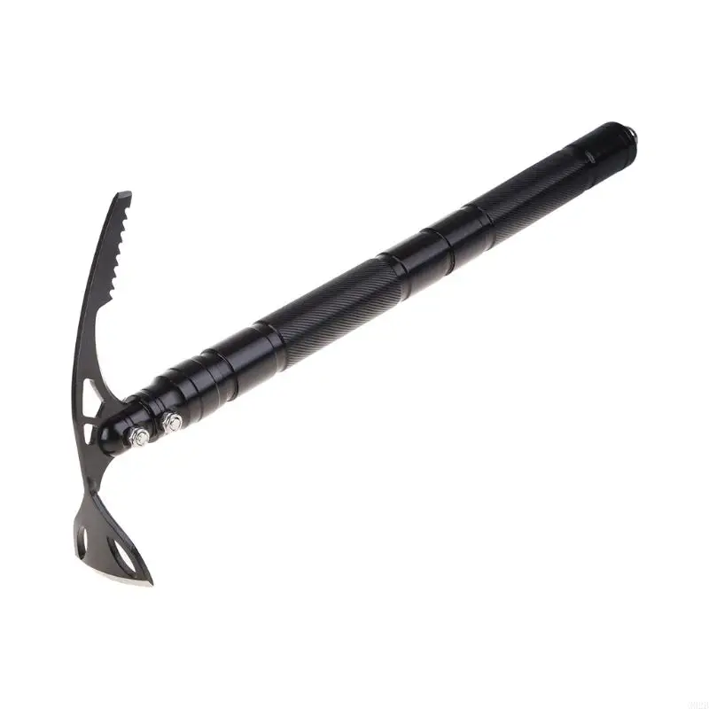 2.09x13.38inch Black Tool Camping Pick Trowel Multi-function Pick Double-headed