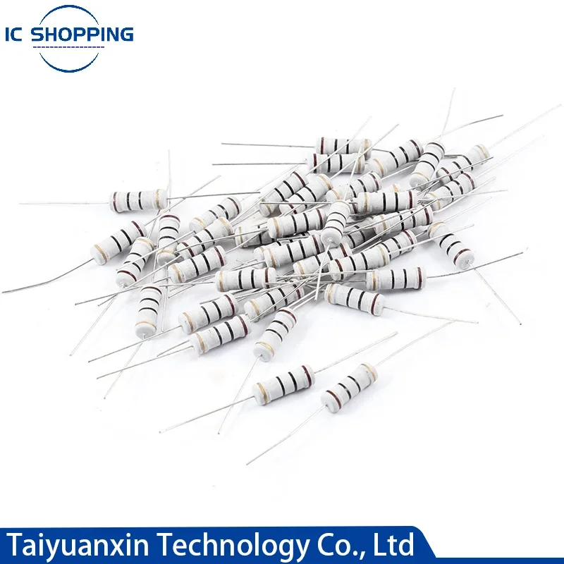 200PCS 2W Metal Film Resistors 5% Ring Power Resistor 0.1~10M 2 4.7 10R 15 33 47 68 100 220 360 470 1K 2.2K 10K 22K 3K 100K Ohm 100pcs 3w metal film resistor 1% five color ring power resistor 0 1 1m 2 4 7 33r 68 100 220 470 560 1k 2k2 10k 68k 4 7k 100k ohm