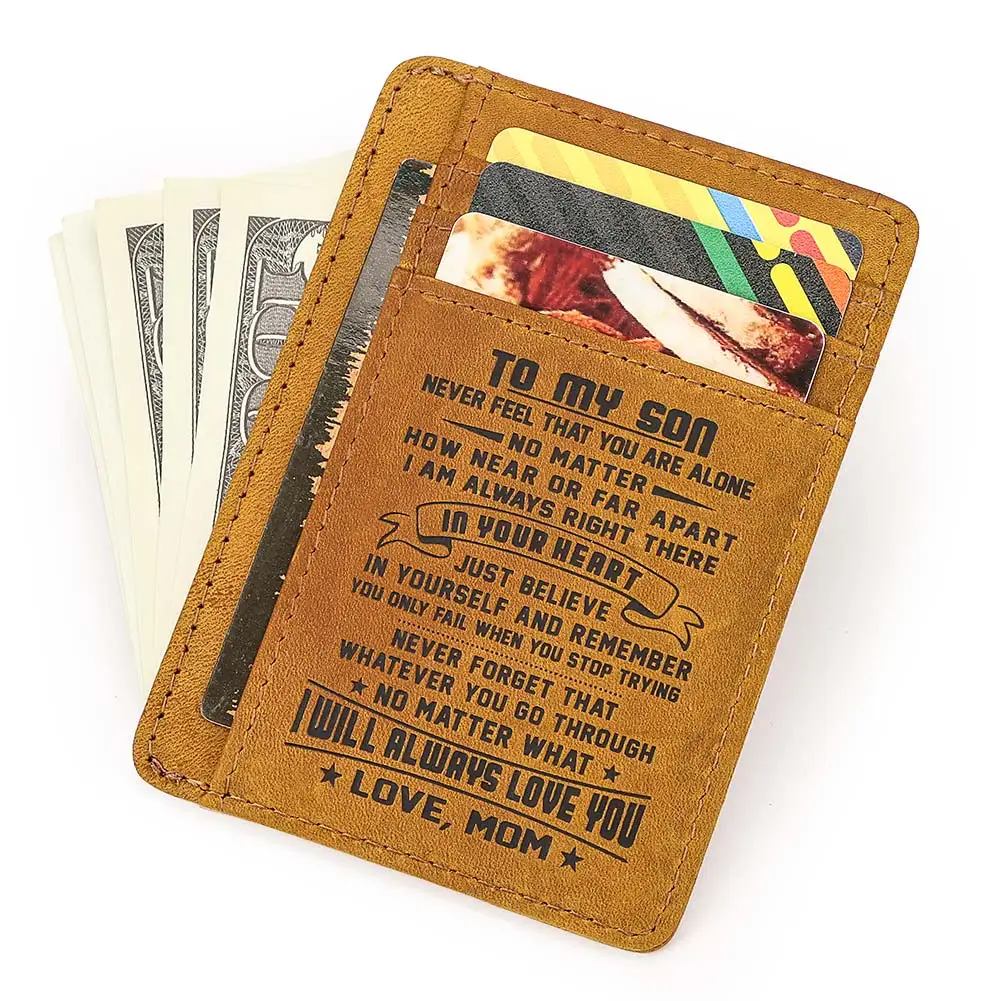 Portafoglio Sottile Con Porta Carte Di Credito Pop-up - Foto 6