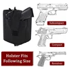 Tactical Ankle Holster  Drop Leg Gun Holder for Right Left Leg Concealed Elastic Leg Pouch Pistol Bag Hunting Accssories 3
