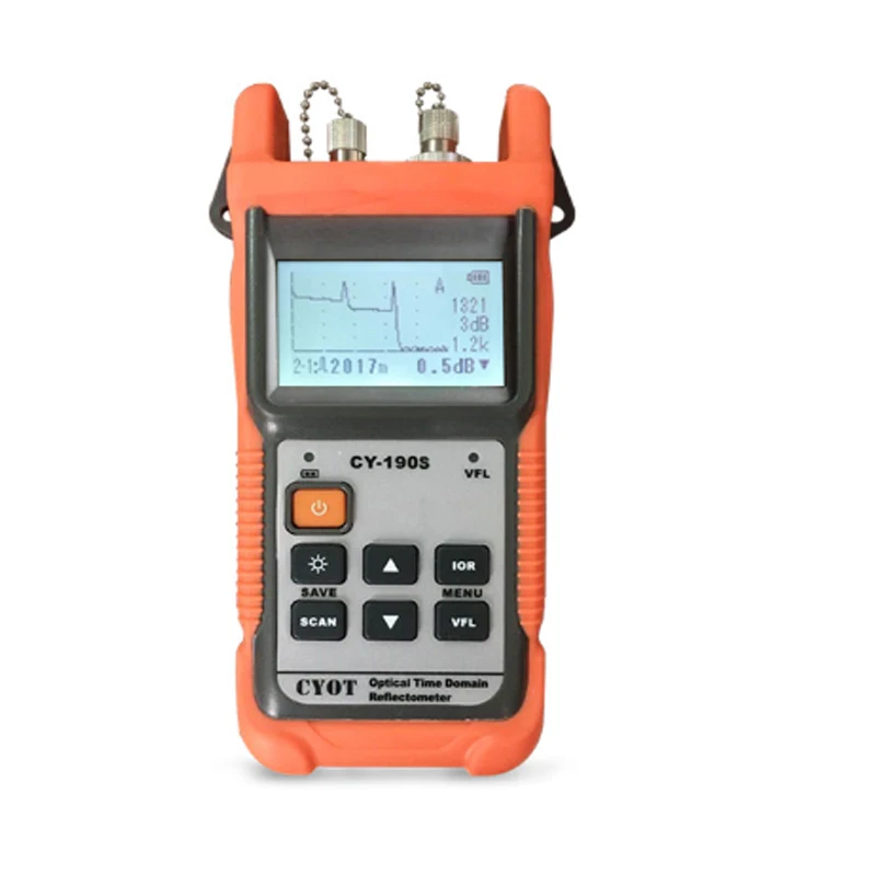 

Портативный волоконный локатор неисправностей, оптический волоконный Ranger CY190S с 1310/нм, функция визуального определения неисправности, оптический рефлектометр mini sim