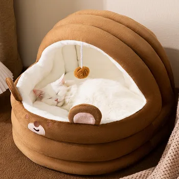 Warm Plush Dog Sofa Bed 1