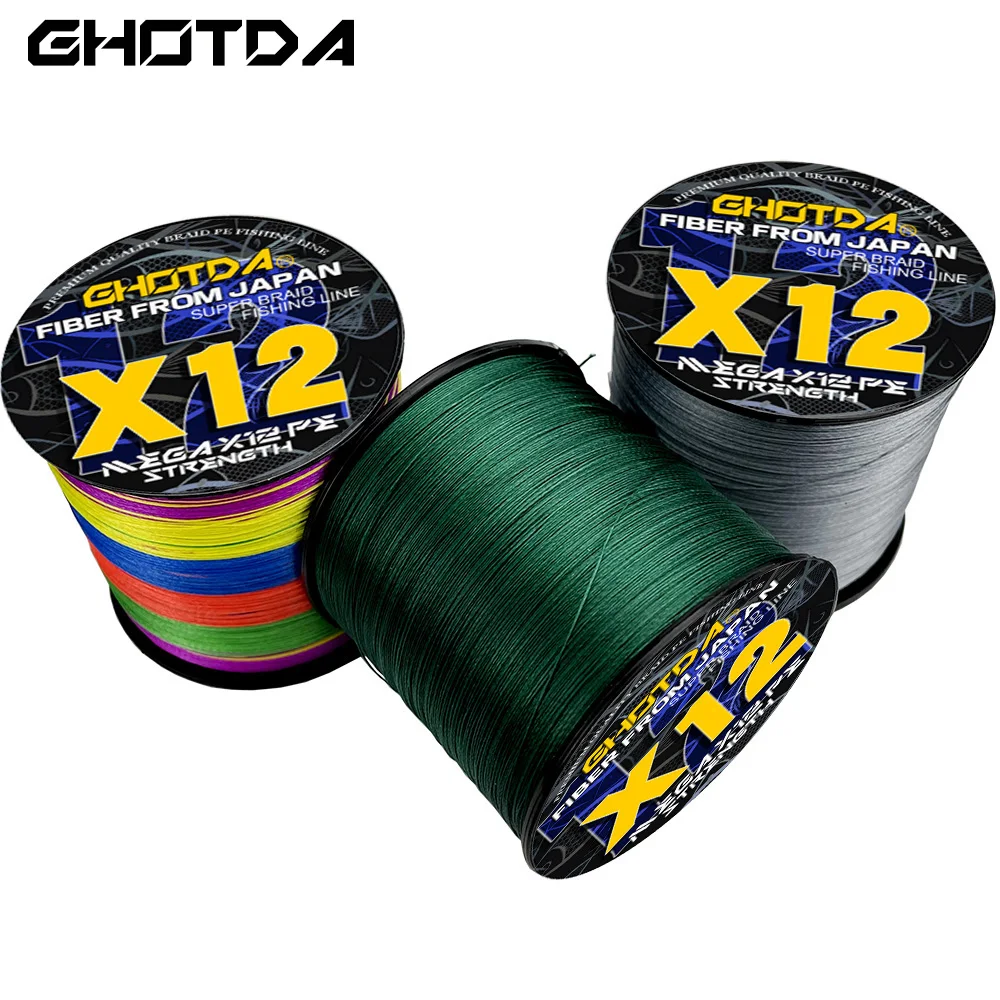 12strand 1000m500m Pe Braided Fishing Line Multifilament Fishing Line For  Carp Fishing Wire 25-120lb Fast Water Cutter - Fishing Lines - AliExpress