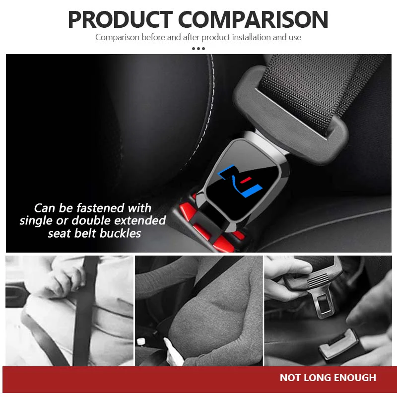 현대 자동차 안전벨트 클립 익스텐더 추가 길이 안전벨트 잠금 버클 N 라인 i20 i30 소나타 투싼 아제라 엘란트라 벨로스터용