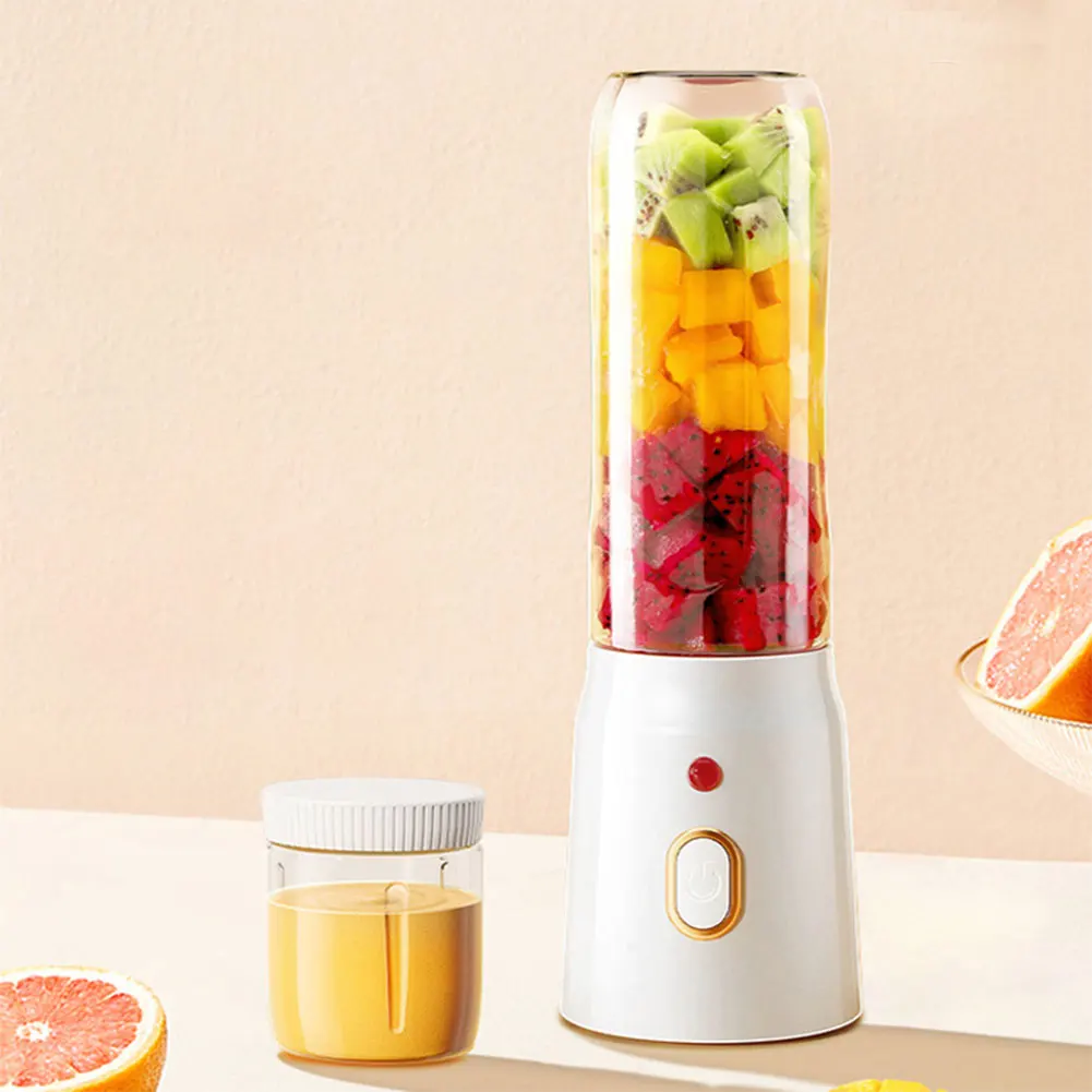 450ml Portable Wireless Blender Rechargeable Electric Fruit Juicer Machine 10 Blades for Juices Shakes Smoothies and Baby Food 2