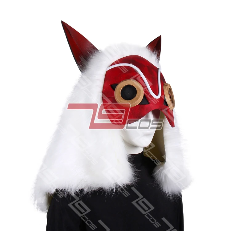 

San Mask Hat Mononoke Hime Princess Mononoke Cosplay Props for Halloween Carnival Party Events Anime COS Christmas Gift