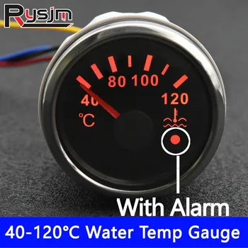 52mm Digital Water Temperature Gauge Thermometer Water Temp Meter Red/7 Colors Backlight 40~120 Celsius For Marine Boat 9-32V 1