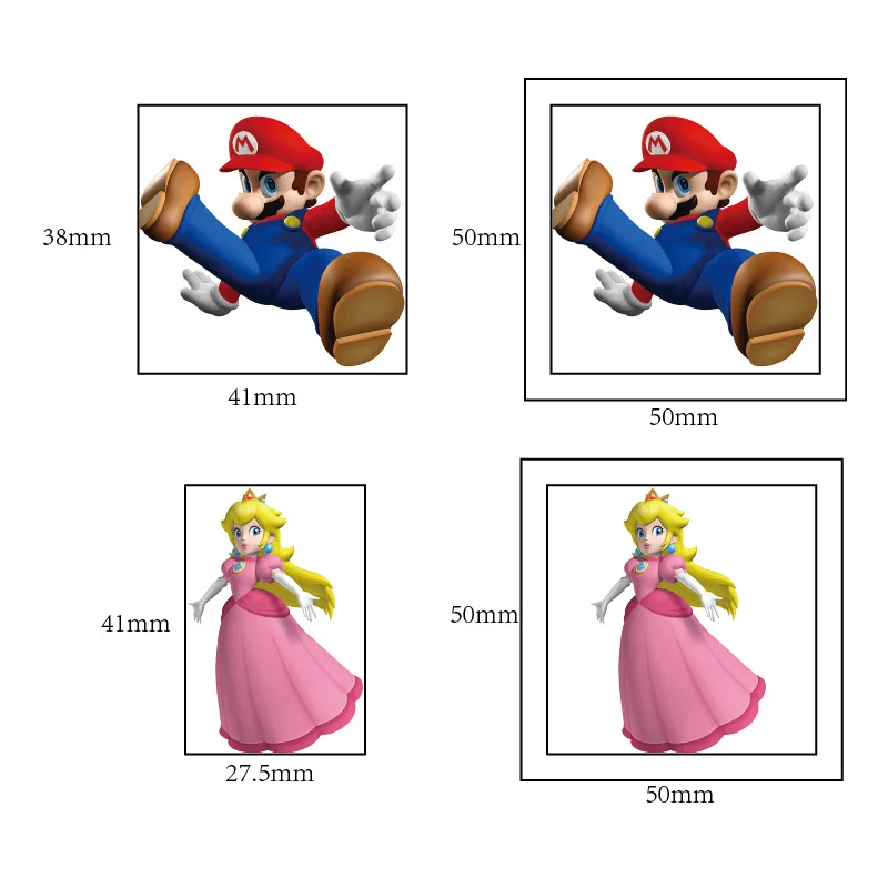 thumbnail image 4 of 20 pegatinas de tatuajes temporales de dibujos animados de Super Mario, tatuajes navideños de Mario para niños, tatuajes impermeables para niños, regalo de cumpleaños divertido, 4 of 5