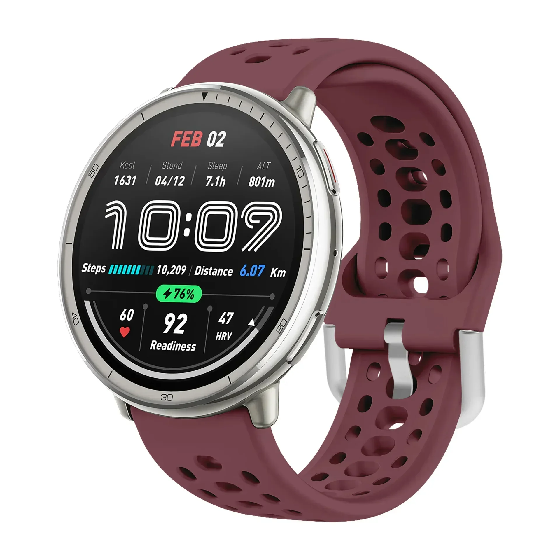 Premium Silicone Strap for Active Sports – Breathable and Stylish Watchband Accessories