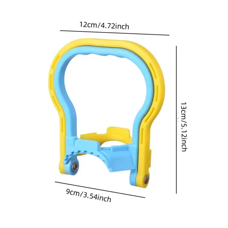 1Pcs PP Material Water Extractor Barrel Purified Mineral Bucket Lifting Device Big Bucket Carrying Ring Handle Color Random