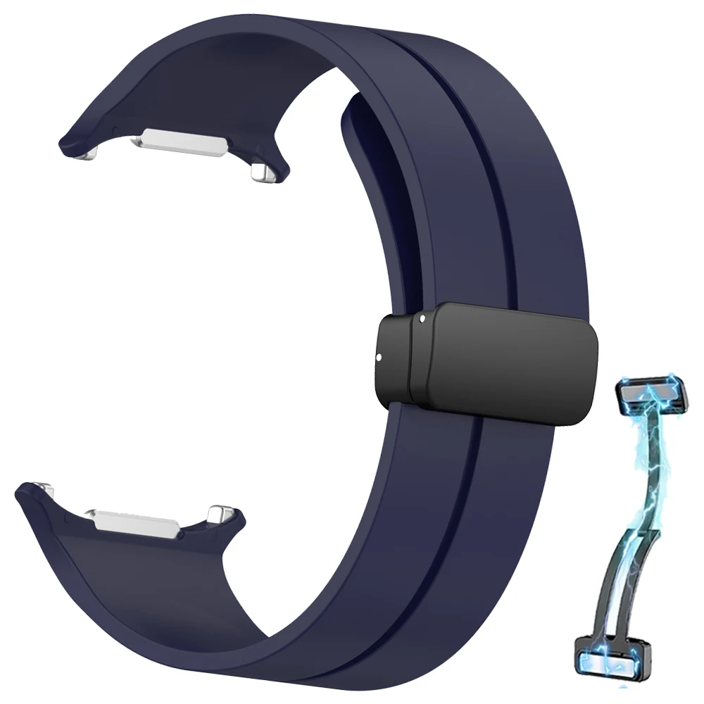 Ultra Sports Silicone Strap with Magnetic Folding Buckle