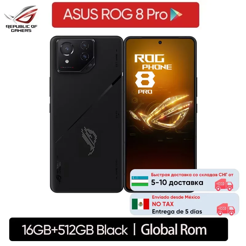 Original ASUS ROG Phone 8 Smartphone Snapdragon 8 Gen 3 6.78