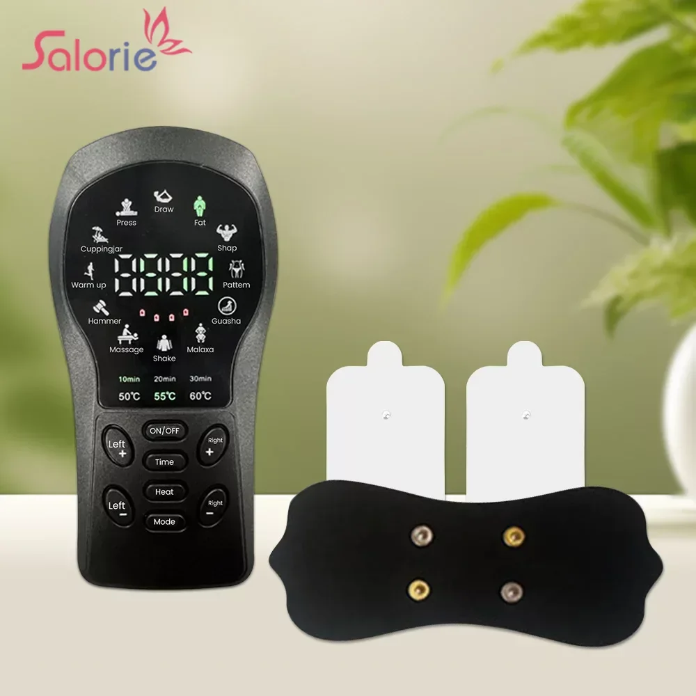 

12 Modes EMS TENS Pulse Heating Physiotherapy Muscle Stimulator Infrared Physical Therapy Body Massager Pain Relief Massage Tool