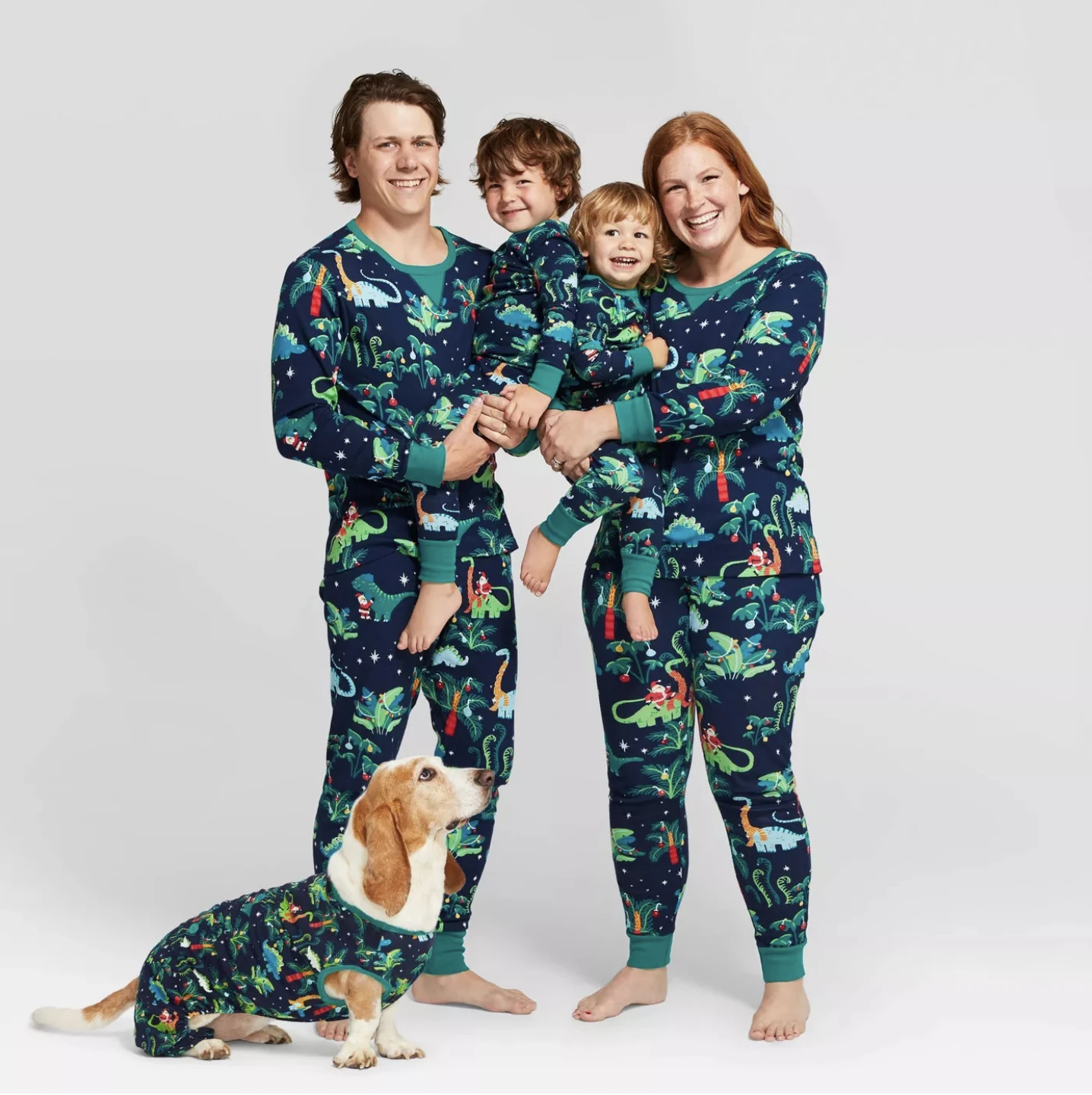 Ga trouwen binnenplaats overschot Dinosaurus Familie Kerst Kleding Katoen Familie Kerst Pyjama Jongens En  Meisjes Kleding Ouder kind Pyjama Met Hond Kleding|Bijpassende outfits voor  het hele gezin| - AliExpress