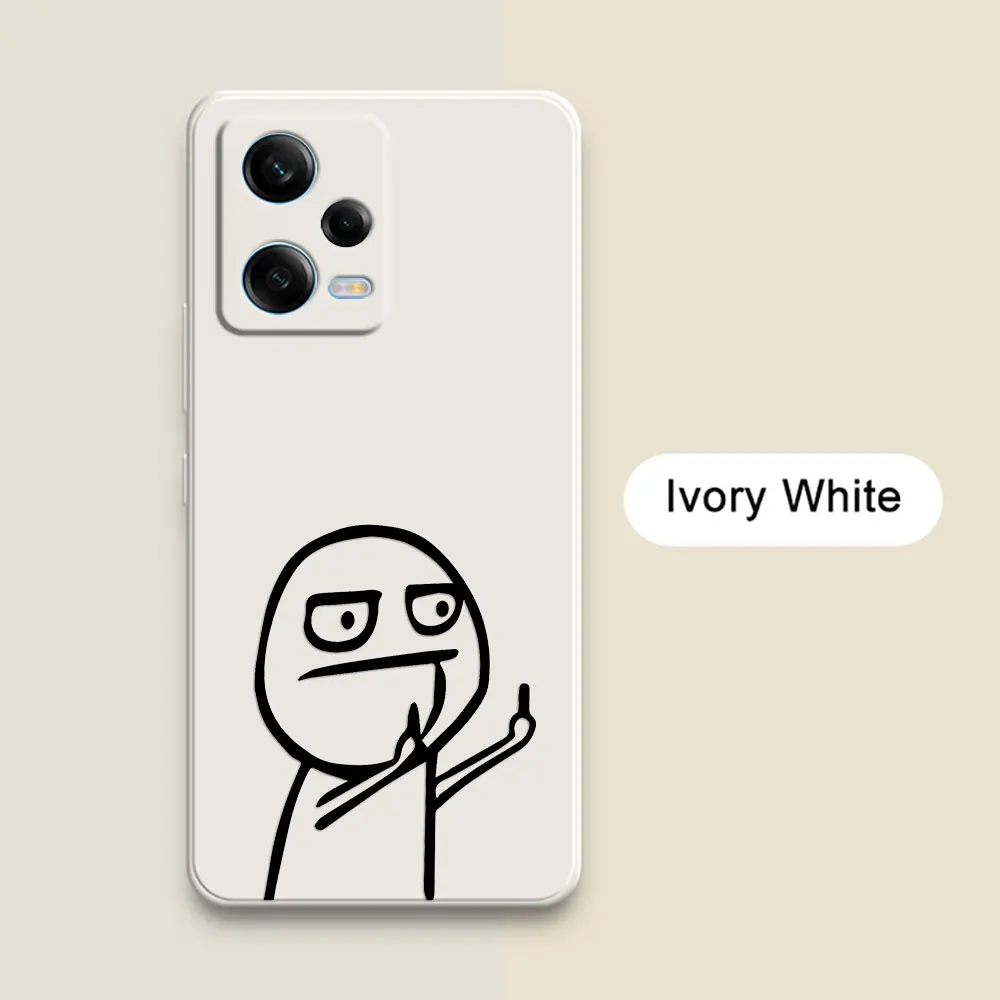 Funny Middle Finger Fundas For Xiaomi Redmi Note 13 Pro Plus 12 12S 11S 10 10S 9 S 8 7 11 Pro Cute Man Phone Case Silicone Cover