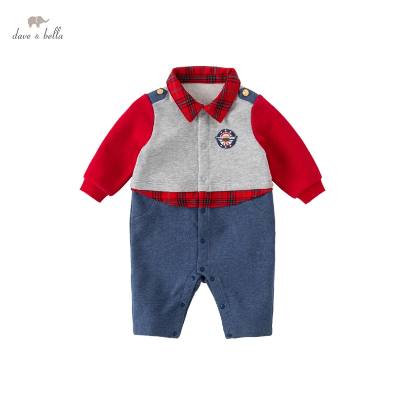 子供用長袖ジャンプスーツベビーロンパース新生児服幼児服衣類dave-belladb3222532