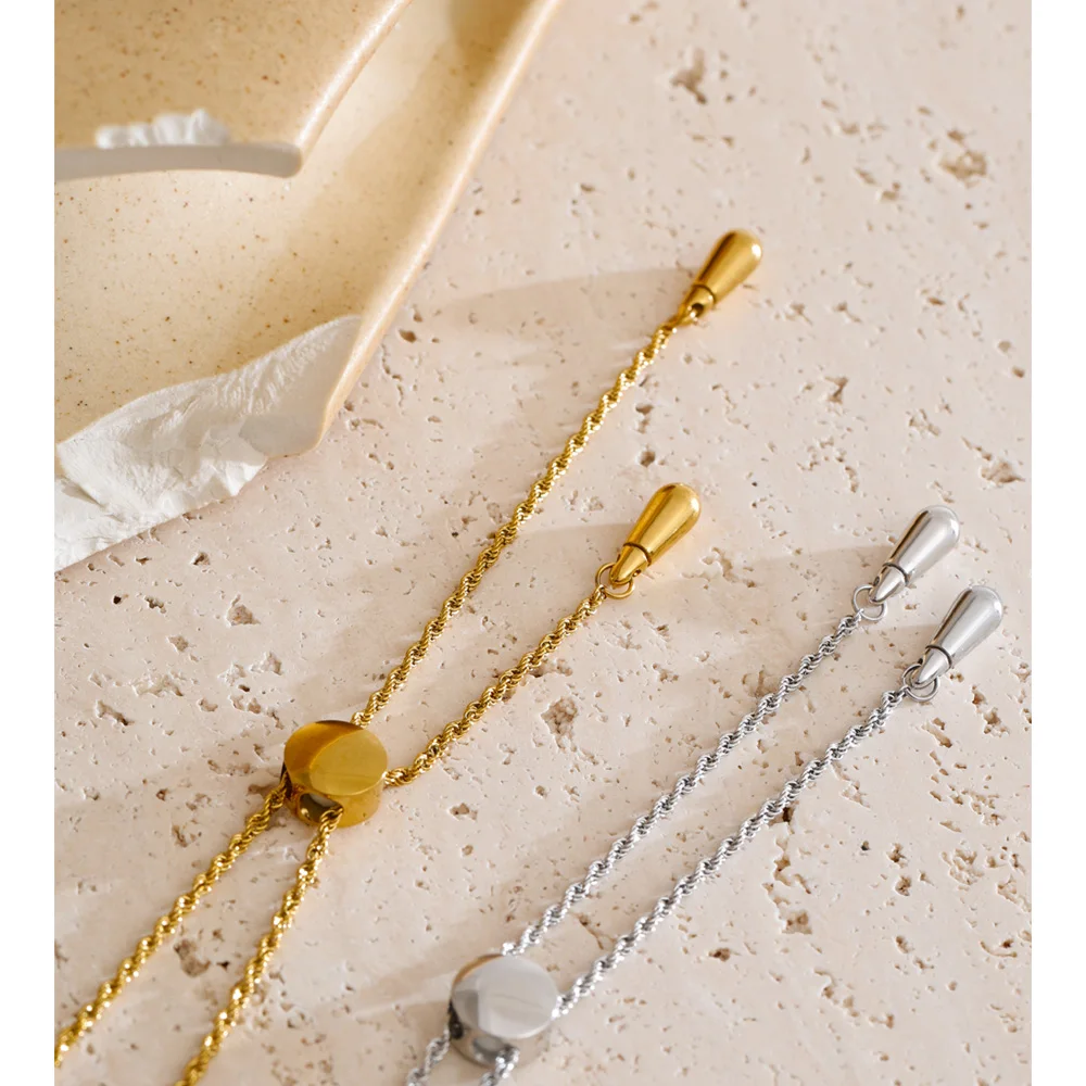 Yhpup Necklace Adjustable Steel 66cm