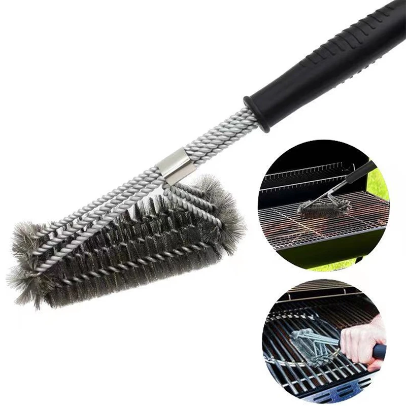 BBQ Net Cleaning Brush Stainless Steel Grill Wire Brush BBQ Grill