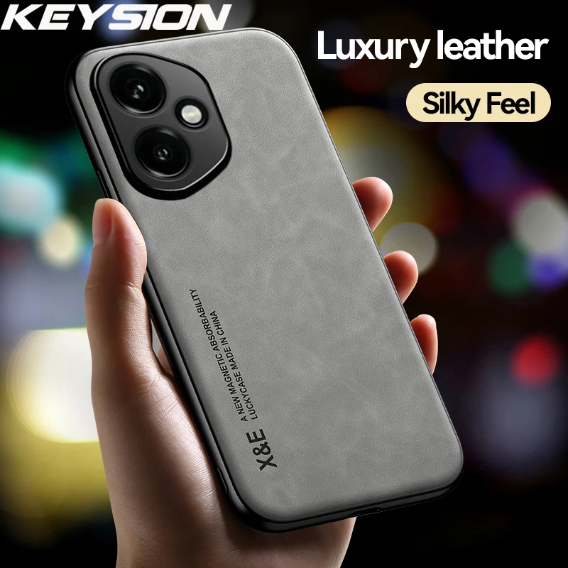 Luxury Retro PU Leather Shockproof Phone Case with Soft Silicone+PC Construction