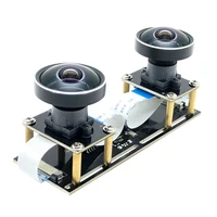 5-мегапиксельная панорамная стерео веб-камера видеонаблюдения «рыбий глаз» с двумя объективами, 30 кадров в секунду, USB-модуль камеры для 3D VR, бинокль с синхронизацией виртуальной реальности — изображение 5