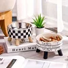 Stainless Steel Raised Pet Bowl,Cat Water and Food Dish, Spill-Proof Detachable Feeding Bowl for Small Pets Suitable for Puppies 6