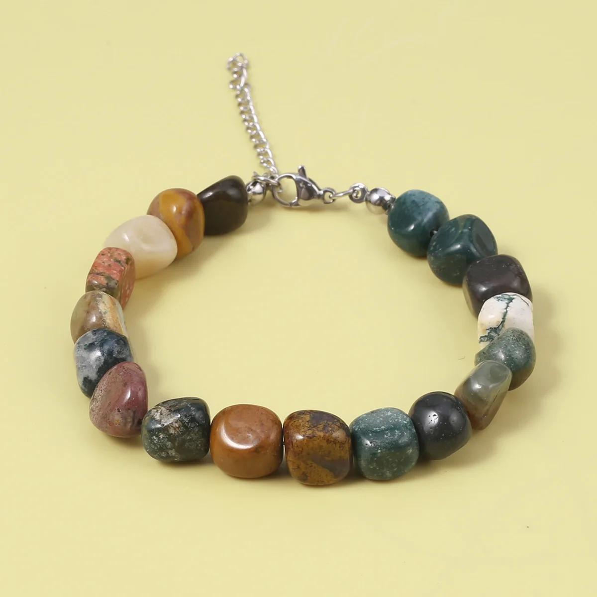 Natural Stone Beads Bracelets Lucky Charm Turquoises Couple Bracelets Natural Jewelry Bracelet Hand Chain for Women Men