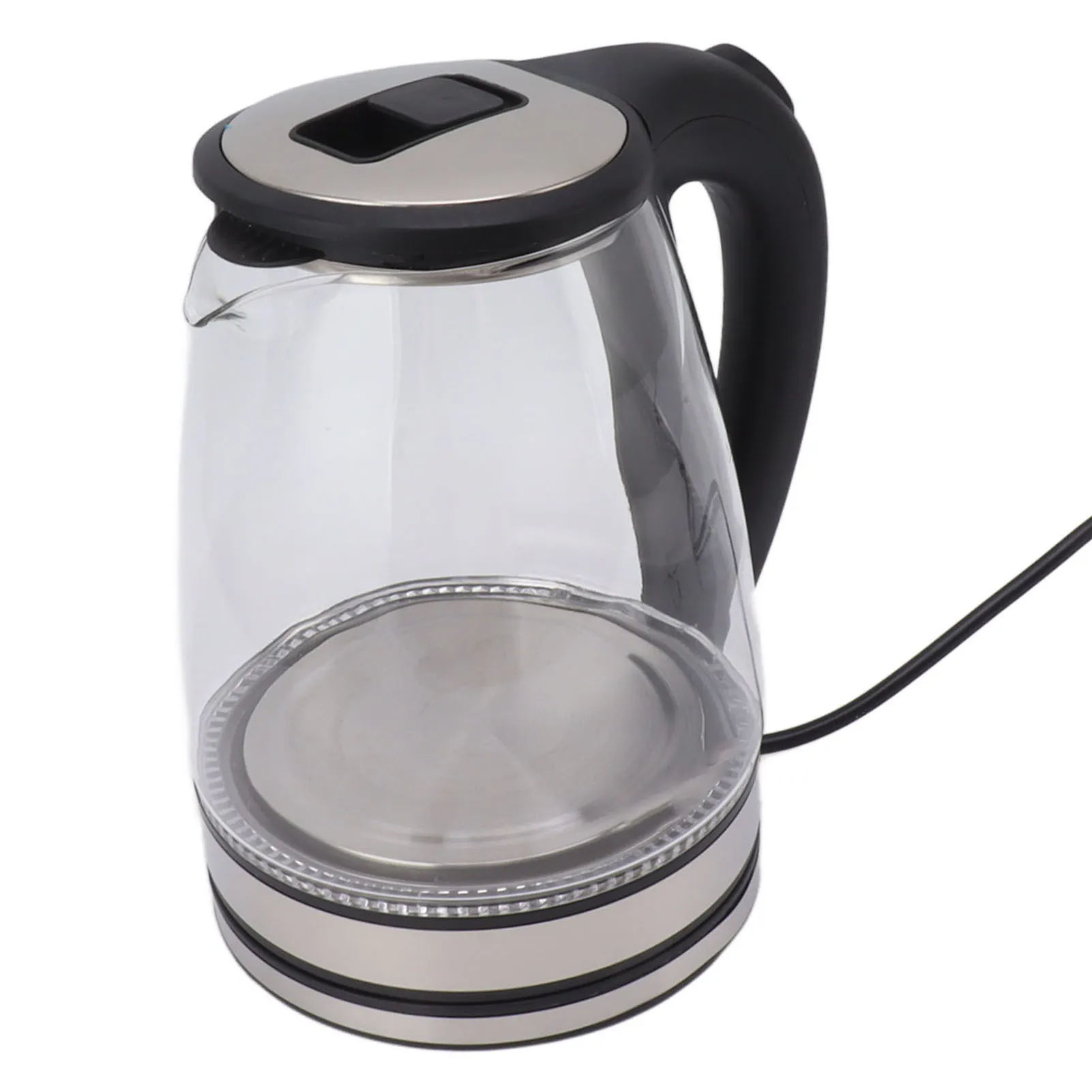 Description Picture 6 of itemElectric Kettle 2L 2000W Electric Teapot Hot Water Boiler Glass Coffee Pot with Stainless Steel 220V Electric Kettle