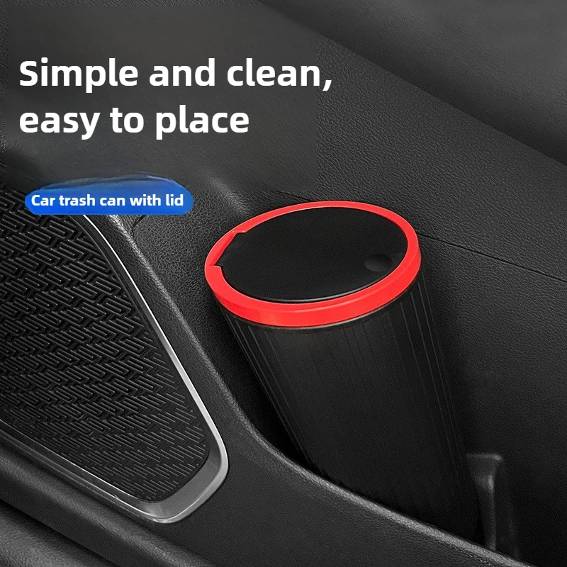 Compact Car Trash Bin and Interior Organizer