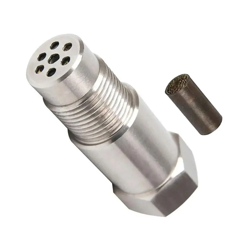Oxygen Sensor Adapter Oxygen Sensor Accessories Car Oxygen Sensor Spacer Adapter Mini Ternary Catalysis Converter CEL Eliminator Check Engine Light M18x1.50