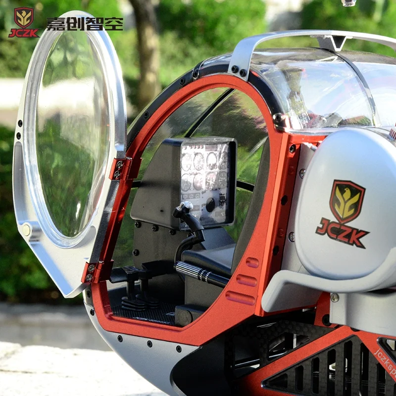 JCZK 300C PRO 6CH 스케일 RC 헬리콥터 - GPS 원키 리턴 기능이 있는 Schweizer S300C 키트 모델