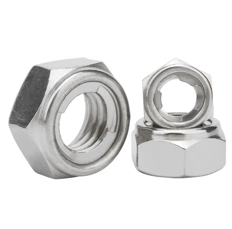 Lote De 250 Tuercas Hexagonales De Bloqueo Kep 4-40 — Acero Inoxidable 18-8/304, Marca Redding Fasteners