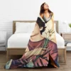 Timothee Chalamet As Jesus Flannel Blanket Christianity Funny Super Warm Bedding Throws for Bed Picnic Bedspread Sofa Bed Cover 4