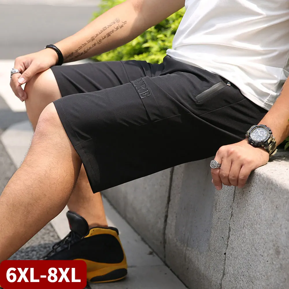

Oversized Men's Shorts Summer Casual Pants Breathable Beach Fitness Basketball Sports jogging Five-Point Shorts Male clothing