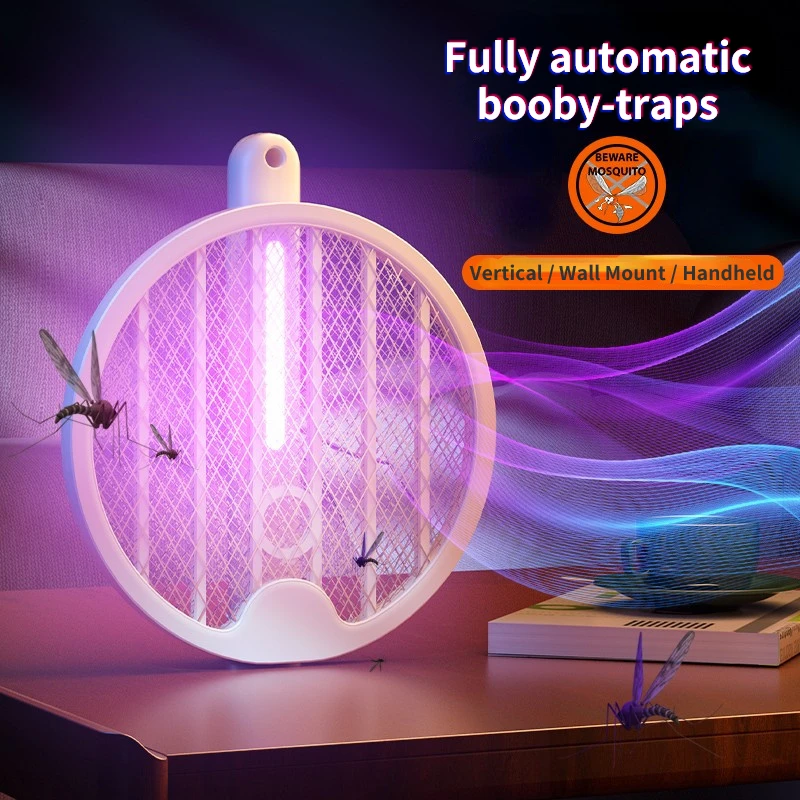 Lámpara Antimosquitos Eléctrica Con Luz UV - 2 Unidades Para Interior, Mata Moscas Y Mosquitos En Silencio, Ideal Para Dormitorio Y Cocina