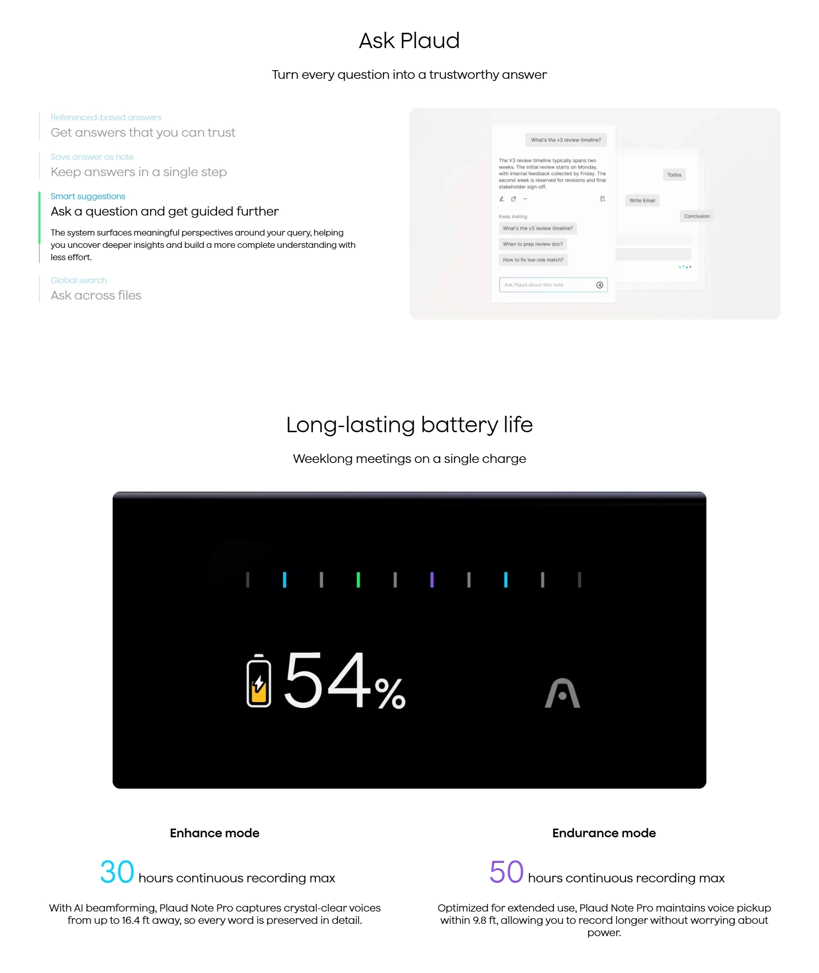 Plaud Note Pro,AI note taker