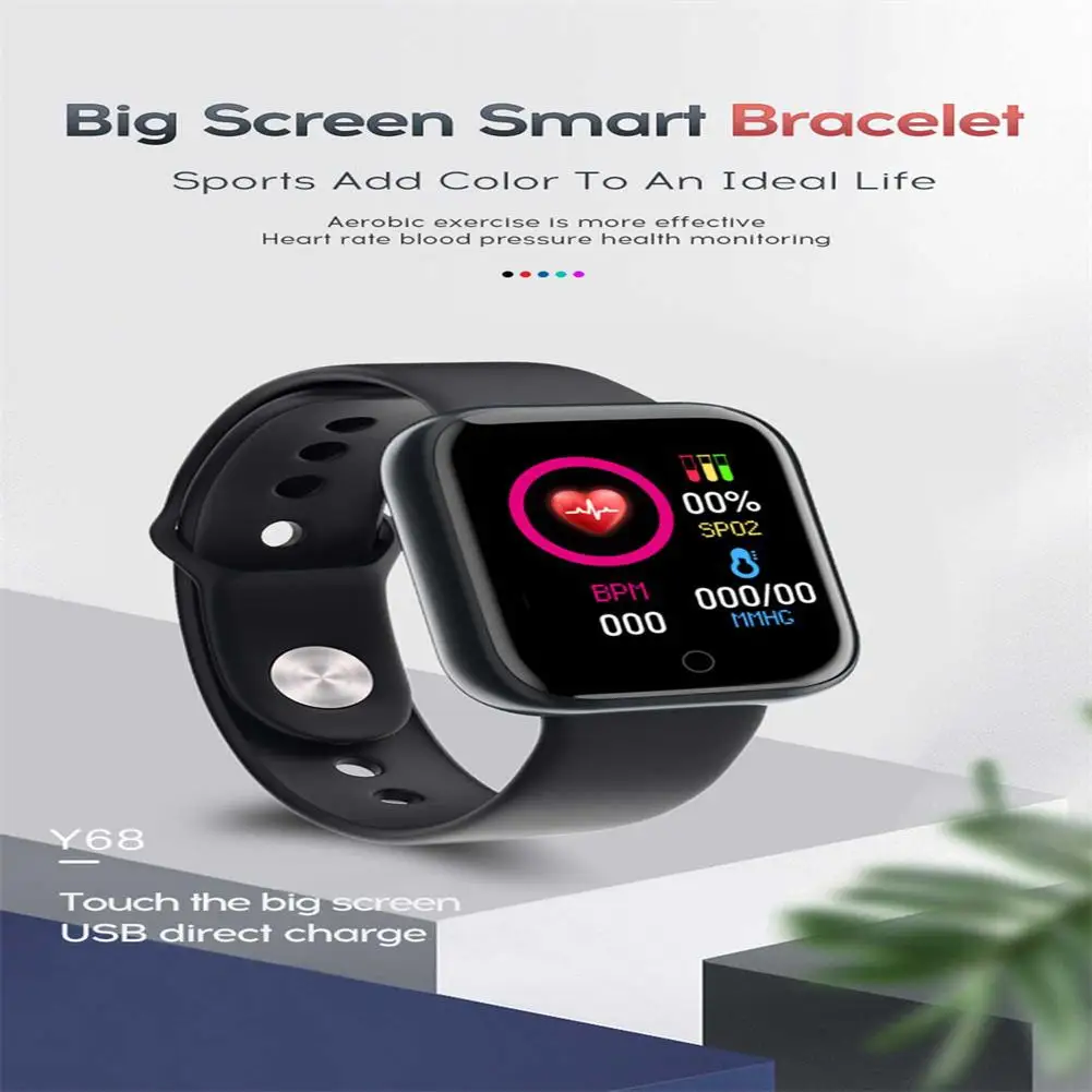 Bluetooth-compatible Smart Watch Heart Rate Blood Pressure Monitor Fitness Tracker Bracelet Smart Electronic Wristbands