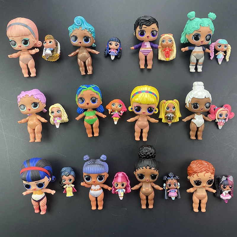 2 Pz/Set 8Cm 4Cm Lol Doll Big Sister Lol Dolls Casa Dei Giochi Per Bambini Giocattoli Regali Di Natale Per Bambini