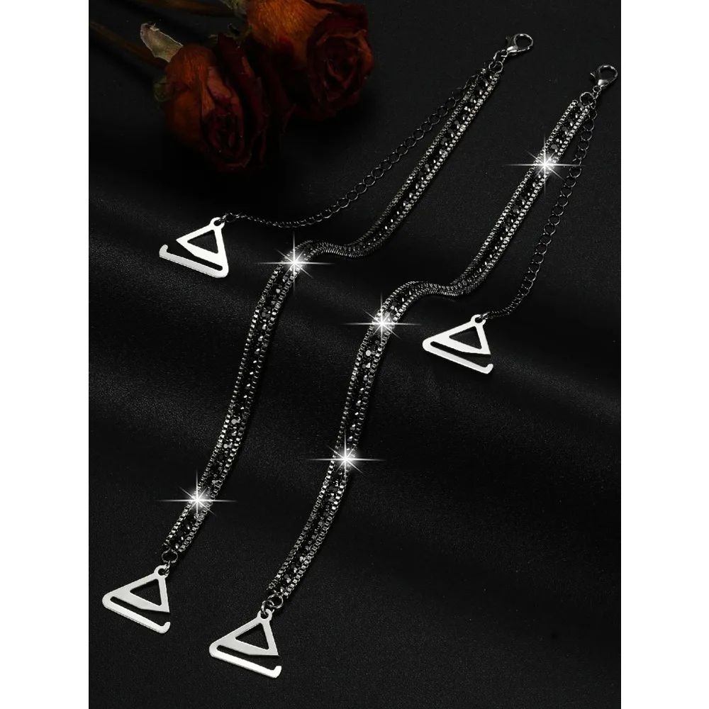 Elegant Metal Adjustable Bra Straps & Sexy Shoulder Chains for Wedding Dresses & Lingerie