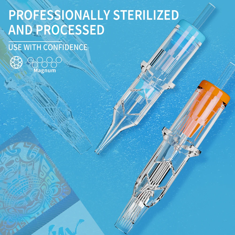 Tattoo Supplies 10PCS Tattoo Cartridge Needles Disposable Individual Package Permanent Makeup