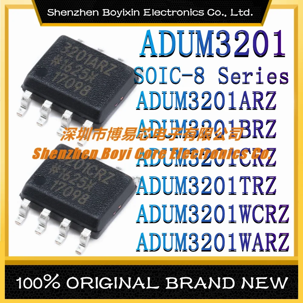 ADUM3201ARZ ADUM3201BRZ ADUM3201CRZ ADUM3201TRZ ADUM3201WCRZ ADUM3201WARZ Packaging: SOIC-8 genuine digital isolator IC chip adum4120ariz adum4135brwz adum4160brwz genuine digital isolator ic chip