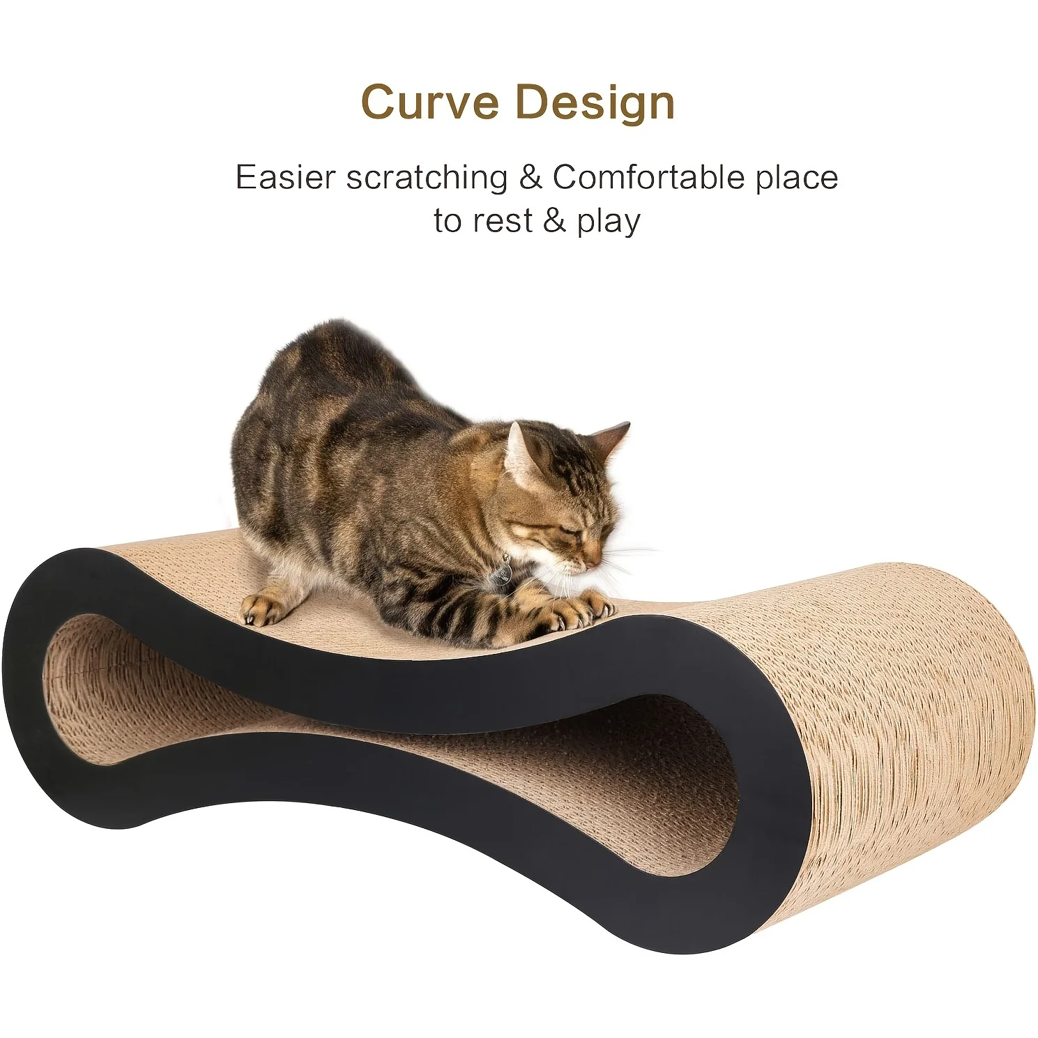 Flip Board Resting Sofa Recycled Corrugated Cardboard Unlimited Style Pet Cat Scratch Pad Durable Play And Relaxation Toys