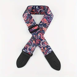 Fashionable Versatile Guitar Strap with Geometric and Ethnic Patterns (KJ132 - A2 - EP1 - SL1 - JTD)