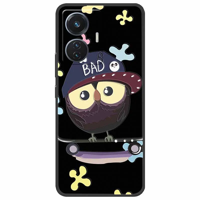 3D Relief Emboss Soft Silicone Cartoon Phone Cover