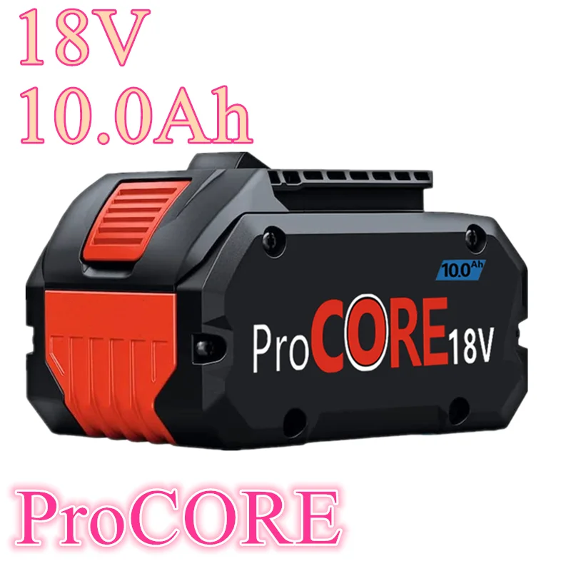 Batteria Di Ricambio 10000Mah Pro Core 18 V Per Bosch 18 V Professional System Cordless Tools Bat609 Bat618 Gba18V80 21700 Cell